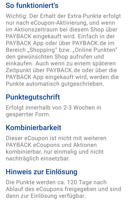 Ernsting's Family 12Fach Punkte auf den Online Einkauf über Payback am 06.08 eventuell personalisiert