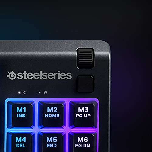 SteelSeries Apex 3 TKL - RGB Gaming-Tastatur mit 8-Zonen-RGB-Beleuchtung für 39,99€ (Amazon)