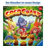 Ravensburger 20897 - Coco Crazy, Brettspiel ab 5 Jahren, Familienspiel für Kinder und Erwachsene, Merkspiel für 2-8 Spieler (Amazon Prime)