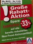 [Aldi Nord Leipzig, Borna, Grimma, Naunhof] 33% Rabatt auf reduzierte Non-Food-Artikel
