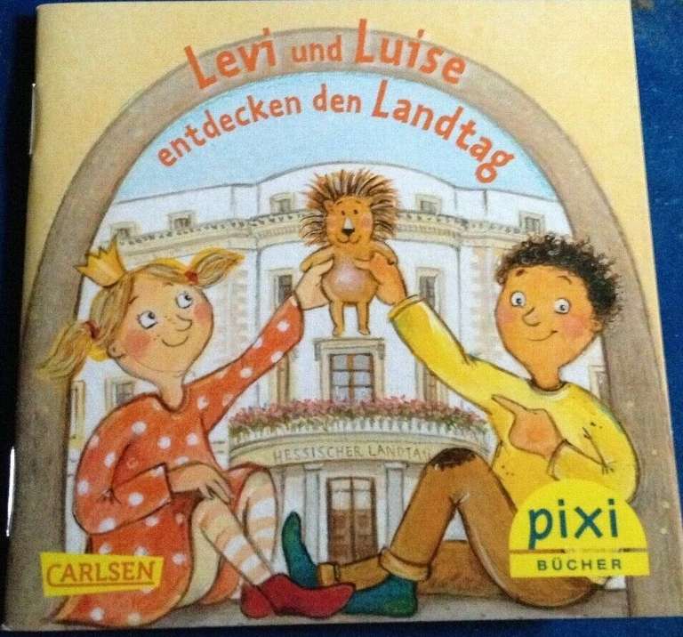 Pixi-Buch Levi und Luise entdecken den Landtag - kostenlos bestellbar / Freebee