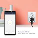 Pluggy Smart-Software kompatibel mit Google Home/Alexa, WiFi, Google Home, EU-Netzteil, 110/240 V
