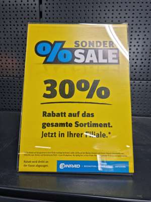 [lokal] 30% auf fast alles Conrad Bonn