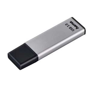 Prime: Hama 256GB USB-Stick USB 3.0 - 90 MB/s (oder 40MB/s?) , USB-Stick mit Öse zur Befestigung am Schlüsselring, Verschlusskappe silber