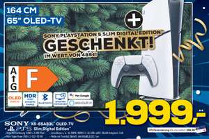 [Lokal Euronics Bodensee] Sony XR-65A83L 164cm 65" OLED-TV titanschwarz + Sony Playstation 5 Digital Edition PS5