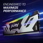 Kingston Fury Renegade Schwarz RGB XMP 16GB 6800MT/s DDR5 CL36 DIMM Desktop Gaming Speicher - KF568C36RSA-16