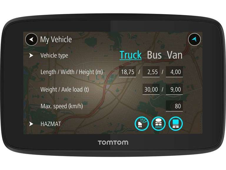 TomTom Go Professional 520EU für große Fahrzeuge
