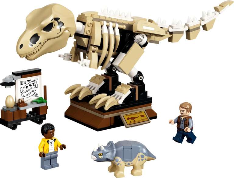 LEGO Jurassic World - T. Rex-Skelett in der Fossilienausstellung (76940) | 198 Teile