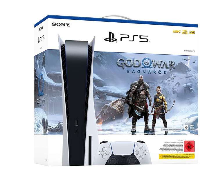 Playstation 5 Disk Edition inkl. God of War Ragnarök