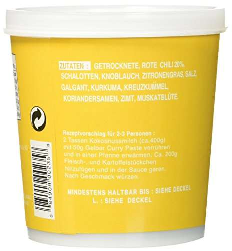 COCK - Gelbe Currypaste, 4er pack (4 X 400 GR) (Prime Spar-Abo)