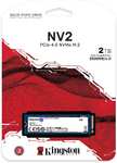 Kingston NV2 NVMe PCIe 4.0 Interne SSD 2TB M.2 2280 - SNV2S/2000G