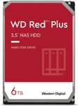 Western Digital 6TB Red Plus NAS HDD Festplatte 5400rpm SATA-600 256MB WD60EFPX