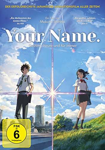 Your Name DVD Makoto Shinkai Anime (Prime)