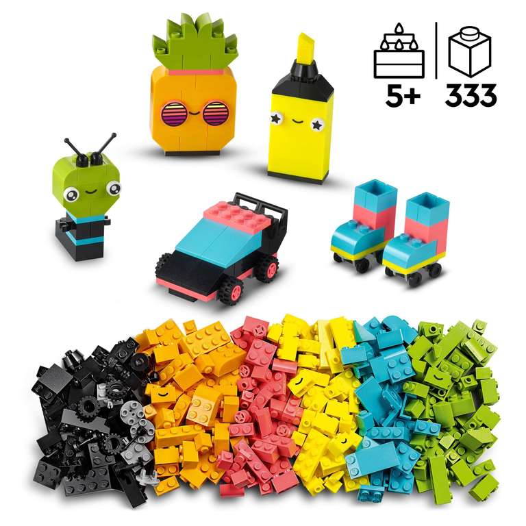 LEGO 11027 Classic Neon Kreativ-Bauset 333 Teile (Amazon Prime)