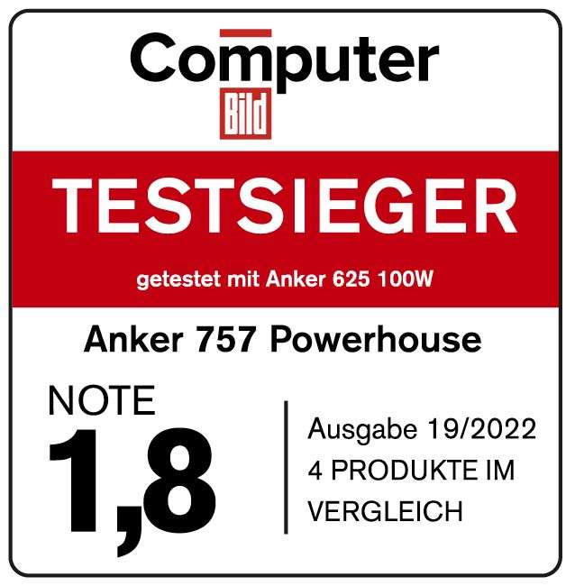 [Xitra] Anker PowerHouse 757 - Tragbarer Generator - 1229 Wh