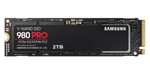 Samsung Festplatte 980 Pro MZ-V8P2T0BW, M.2 2280, intern, M.2 / NVMe PCIe 4.0, 2TB SSD