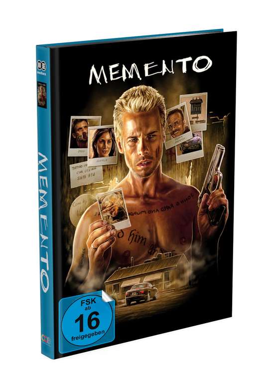 Memento | Christopher Nolan | 2-Disc Mediabook Blu-Ray + DVD | Abholpreis