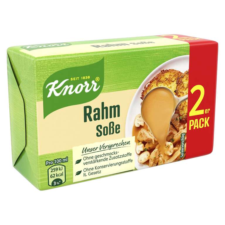 Knorr Rahm Soße 36 Packungen (Prime)