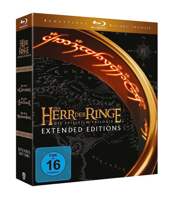 [Prime] Herr der Ringe: Extended Editions Trilogie (Blu-ray)