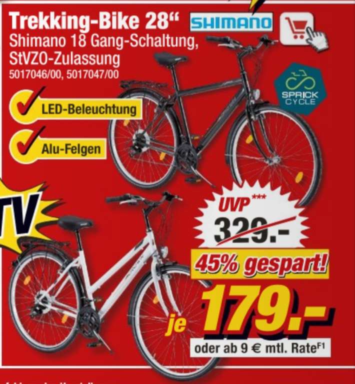 Trekking Fahrrad Herren & Damen 28" Poco (Markt Abholung)