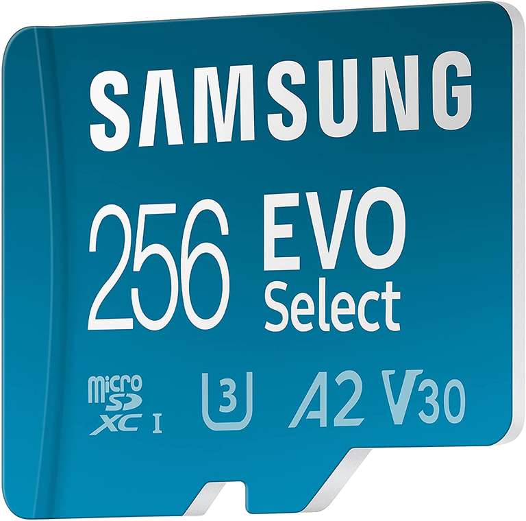 Samsung 256GB Evo Select Micro SD Card (Amazon Prime)
