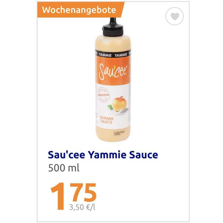 [ACTION] 500ml Sau'cee Sauce (3,50€/l) Hot, Knoblauch, Volcano oder Yammie
