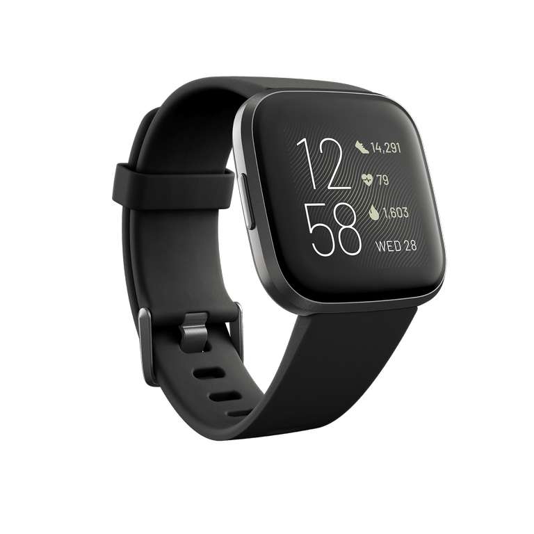 Fitbit Versa 2 Fitness-Smartwatch Black / Carbon 