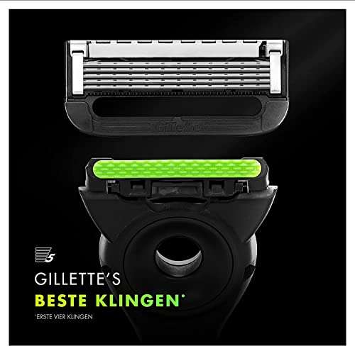 (PRIME) Gillette Labs Rasierklingen, 9 Ersatzklingen, für Gillette Labs Nassrasierer Herren mit Reinigungs-Element und Heated Razor