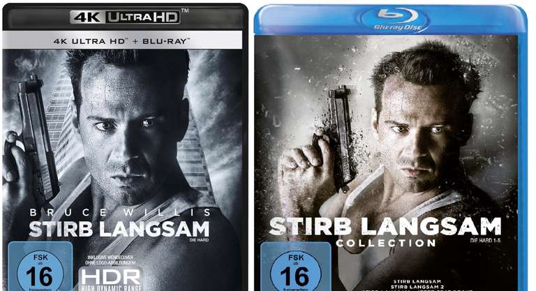 Stirb Langsam (4K-UHD) - 14,97€ | Stirb langsam 1-5 (5 Blu-ray) - 18,97€ (Prime)