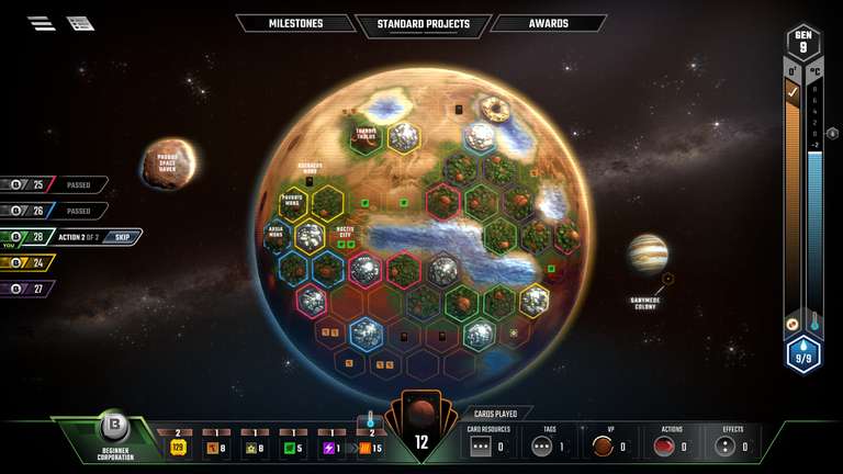 Terraforming Mars - kostenlos im Epic Games Store (multilingual, Brettspiel-Umsetzung)