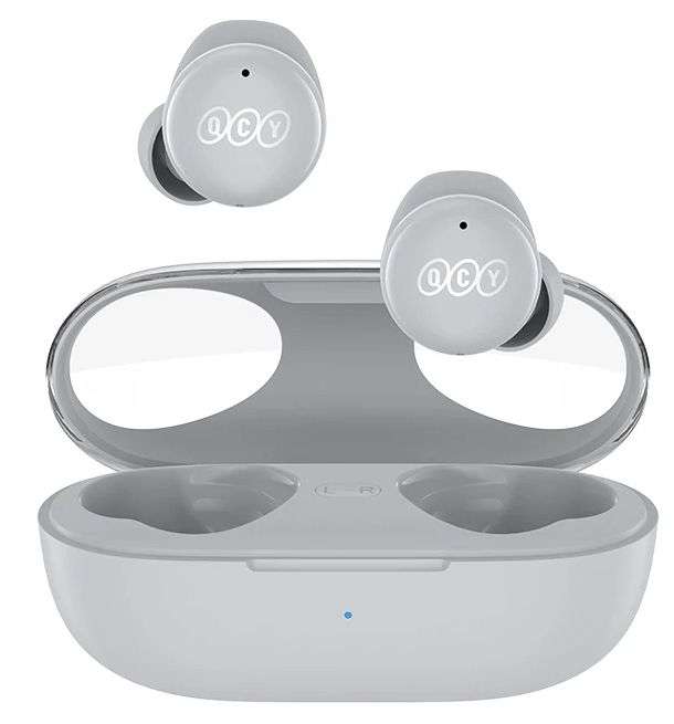 QCY T17s TWS In-Ears (Bluetooth 5.2, aptX, ~7/25h Akku, USB-C, 4 Mikrofone, Touch-Bedienung, App)