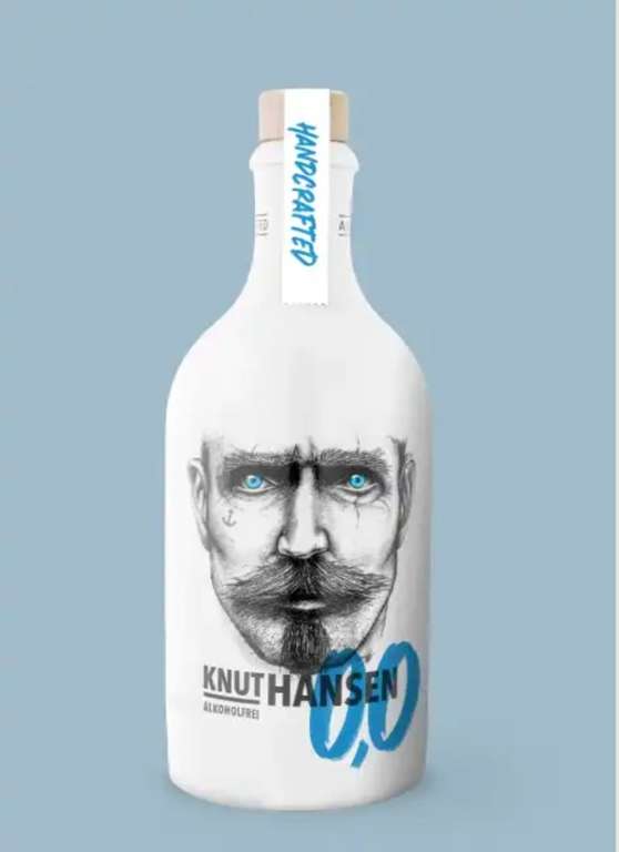 1+1 Aktion Knut Hansen Dry Gin 0.5l + Knut Hansen 0,0 Alkoholfrei 0.5l