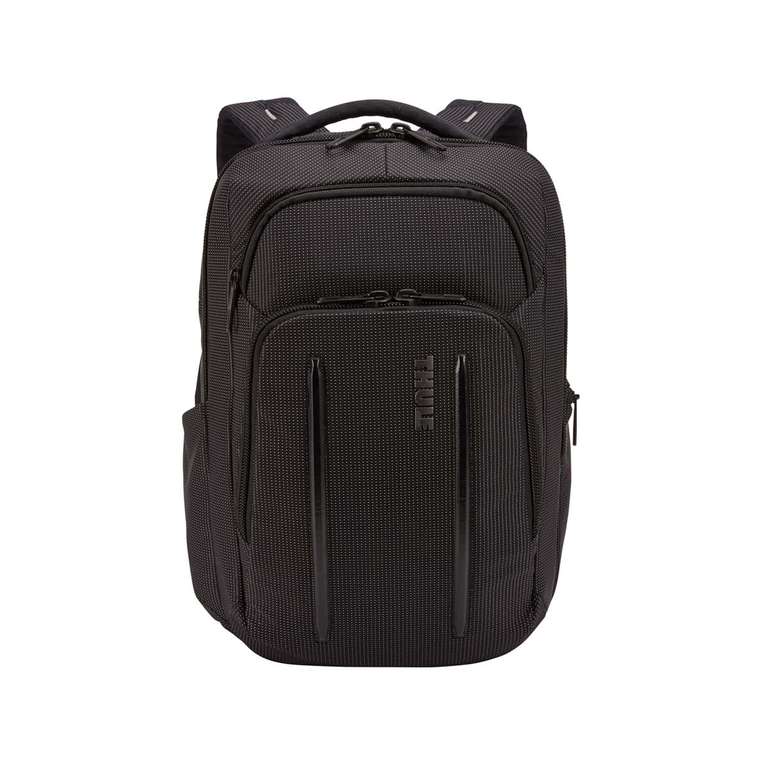 Thule Crossover 2 Backpack 20L - Schwarz (RFID-Schutztasche,  Organizer-Fach, Laptop- und Tablet-Schutz)