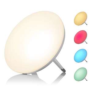 medisana LT 500 Tageslichtlampe, Tageslichtleuchte mit Farbwechsel in 4 Farben, Lichtstärke von 10.000 Lux, LED-Lichtdusche