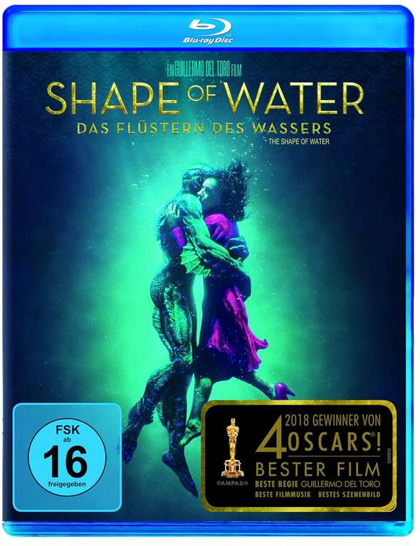 Shape of Water: Das Flüstern des Wassers (Blu-ray) IMDb 7,3/10 (Prime/jpc)