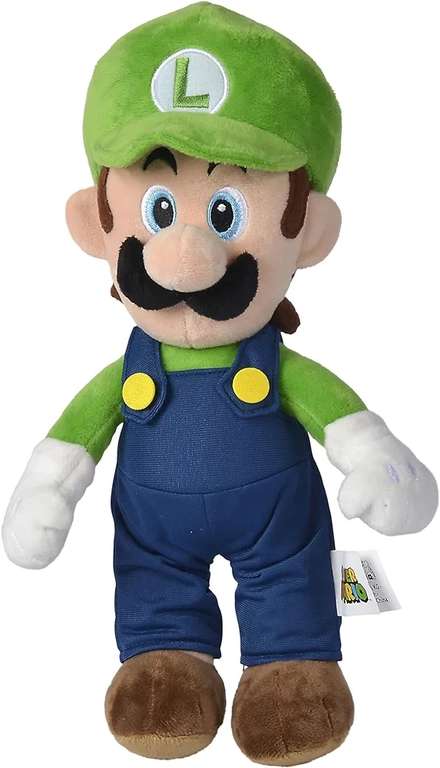 Nintendo Super Mario oder Luigi Plüschfigur | Original | Simba | Amazon Prime | Mario 11,99 Euro, Luigi 12,45 Euro