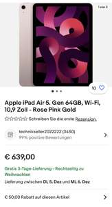 iPad Air 5. Generation (differenzbesteuert)