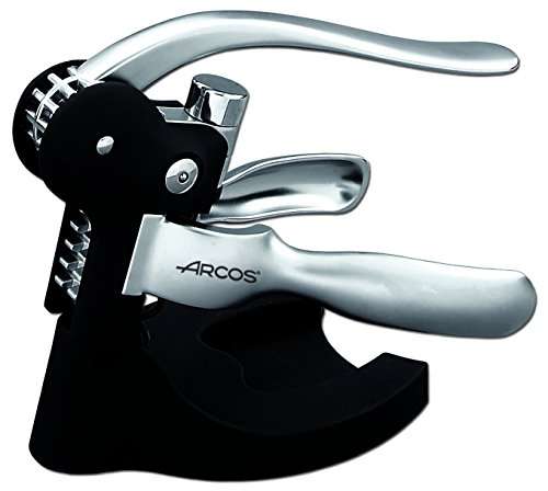 Arcos Zubehör - Korkenzieher - Zinklegierung und HandGriff ABS Farbe Schwarz und Grau