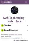 (Google Play Store) Awf Pixel Analog - watch face (WearOS Watchface, analog)