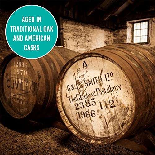 The Glenlivet 12 Jahre Single Malt Scotch Whisky – Scotch Single Malt Whisky aus der Speyside Region – 1 x 0,7 l (Prime)