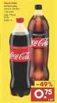 [Netto MD] Coca Cola 1,25l PET-Fl. div. Sorten (60 Cent/Liter)