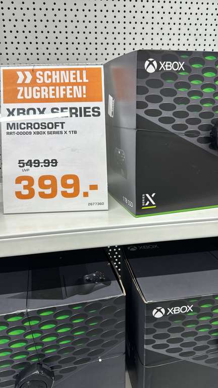 Lokal Flensburg Saturn Xbox Series X für 399€