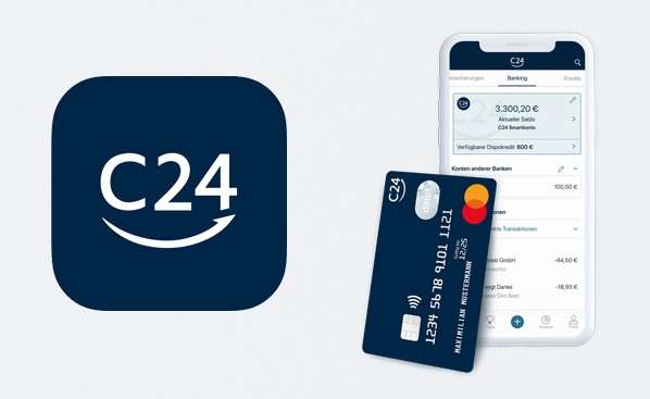 [Tarifcheck & C24 Bank] Smartkonto mit 65€ Prämie · kostenloses Girokonto · bedingungslos ohne Gehaltseingang · Mastercard Debit + Cashback