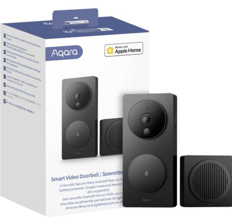 Aqara Smart Video Doorbell G4 (SVD-C03) mit HomeKit, IFTTT, Alexa usw [AlzaDays 2023]