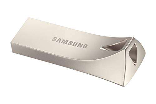 [Prime] Samsung USB-Stick Typ-A BAR Plus (MUF-12BE3/APC), 128 GB, 400 MB/s / 60 MB/s, widerstandsfähiges USB 3.1 Flash Drive, Schlüsselring