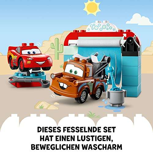 LEGO Duplo 10996 Lightning McQueen und Mater in der Waschanlage, 39% zur UVP. (Prime)