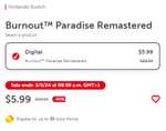 [Nintendo US eShop] Burnout Paradise - Switch - digitaler Kauf - deutsche Texte - 5,99€ bei uns aktuell