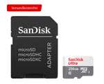 SANDISK Ultra, Speicherkarte, Micro-SDXC microSD Extended Capacity (microSDXC), 256 GB, 100, Versandkostenfrei