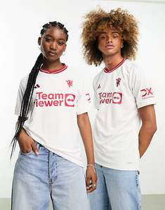 adidas Football – Manchester United FC 2023/24 Ausweichtrikot – Unisex-T-Shirt in Weiß (Gr. XS, S und 2 XL - 4 XL)