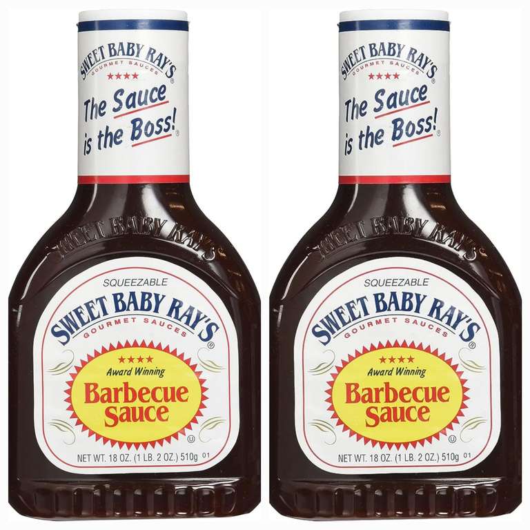 2 Flaschen Sweet Baby Ray's BBQ Sauce - Original (Prime)